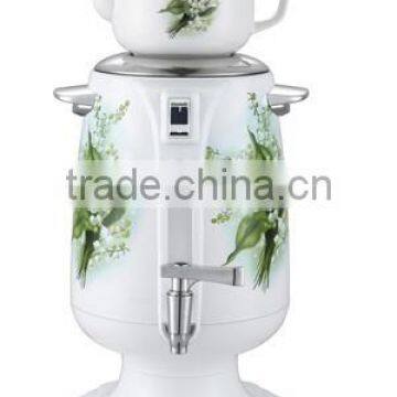 3.0L Electric Russian S/s Samovar CA-900G With Ceramic Teapot photo-2