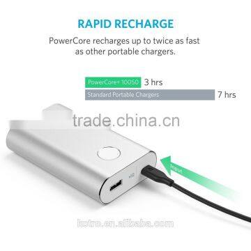QC2.0 input output power bank fast charging Anker portable phone charger