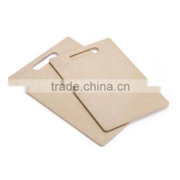 Eco Friendly Rice Husk Chopping Board Cutting Board With Silicone Meat Cheese Board Set photo-5