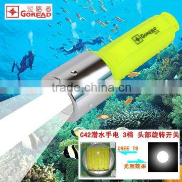 C42 T6 High Power Dive Flashlight