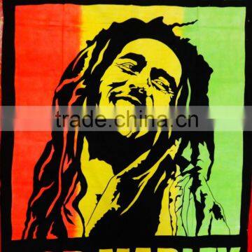 Hippie Bob Marley One Love Indian Wall Hanging