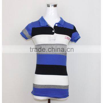 Wholesale Bulk Striped Screen Printing Polo t Shirts photo-2