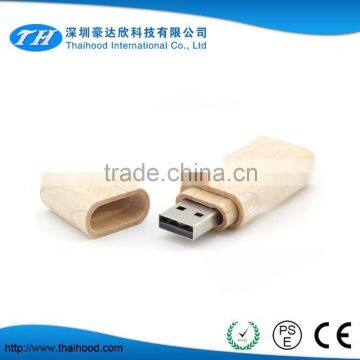 Stock Price Engrave Logo OEM Bulk 1GB Wooden Stick USB Flash Drives Quality Choice photo-3