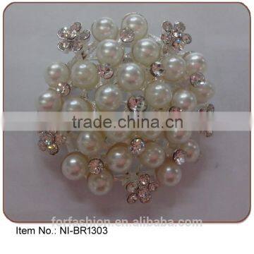Pearl Brooch by Alloy Beauty Snowflake Brooch