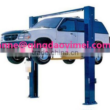 The two post double-cyclinder portal crane hydraulic electrical elevator for auto repair