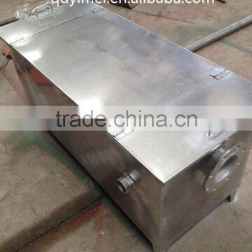 stainless steel grease trap for kitchen wastewater treatment