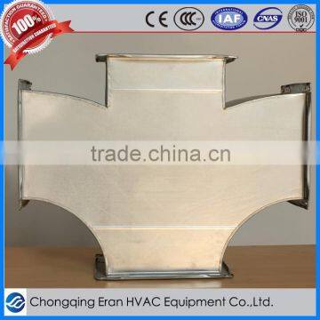 Galvanized Steel Rectangle Air Conditioning Duct For HVAC System TDF