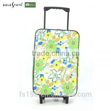 colorful waterproof foldable luggage trolley luggage bag