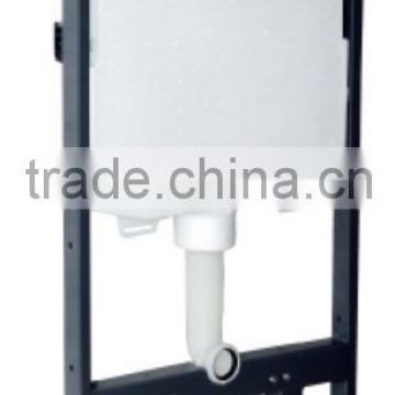 In-wall cistern with universal frame for wall-hung WC toilet with dual flush for bathroom made in China