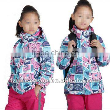 2013 Fashion Hoohie Girls Ski Jacket