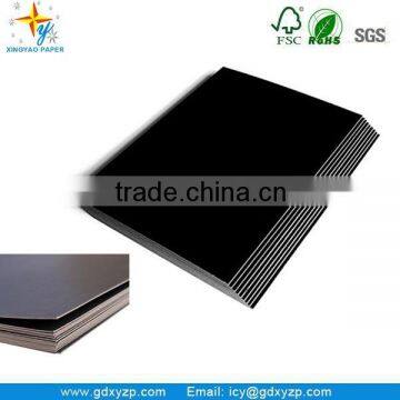 High Stiffness Black Board Paper Black Carboard for Files and Book Cover Box photo-4