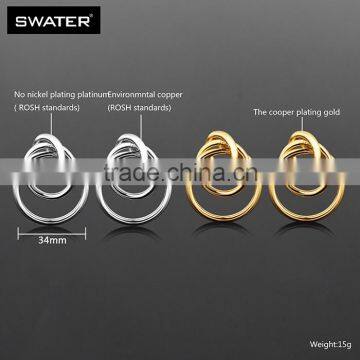 New Products 2016 Innovative Product Loopy Teardrop Latest Gold Earring Designs photo-6