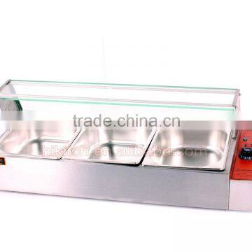 Kitchen Equipment Restaurant Electric 3 Pans Hot Food Warmer/warm Serving Dish. photo-2