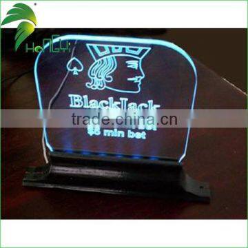 HD screen printing logo best promotion acrylic LED display board