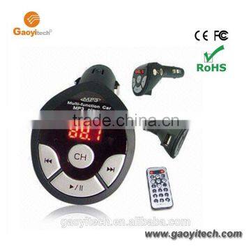 Alibaba car FM Transmitter music player car accessories support external audio player