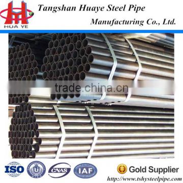 schedule 80 Galvanized ERW steel pipe for fluid transportation