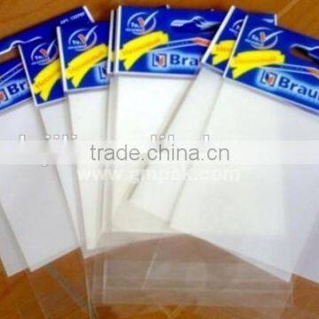 Plastic Electronic Data Cable Phone Accessories Bag with euro slot