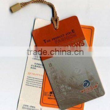 paper hang tag, garment paper hang tag