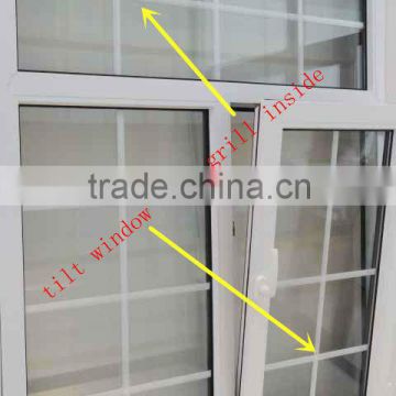 Wanjia brand wholesale pvc double hung window