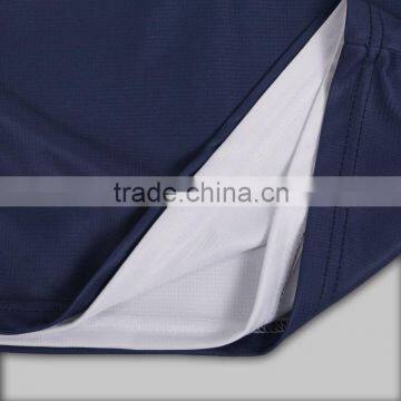 2015 Latest White&blue Dri Fit Custom Reversible Basketball Jersey Design