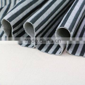 Polyester rayon spandex stretch knit fabric stripe fabric double knits fabric scuba