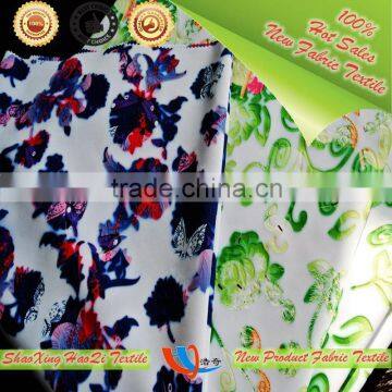 Textile china manufactorers shaoxing factory wholesale new product knit scuba print fabric 3d emboss fabric