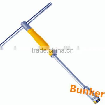 T type wrench, T type spanner, with turning head