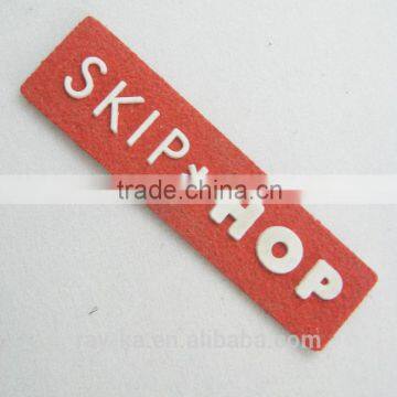 3d iron on rubber patch