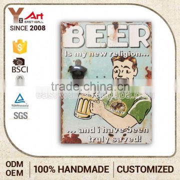 Best-Selling Preferential Price Craft Metal Beer Custom Magnetic Bottle Opener