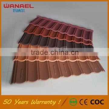 Modern house design Wanael Bond building roof tile stone metal Corrugated Sheet Metal Roofing