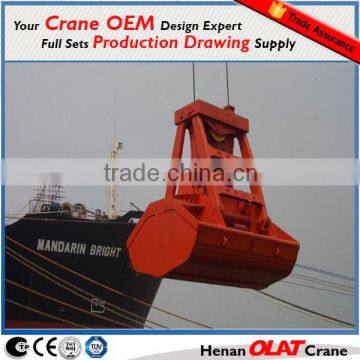 Remote control grab bucket use for Cargo ships