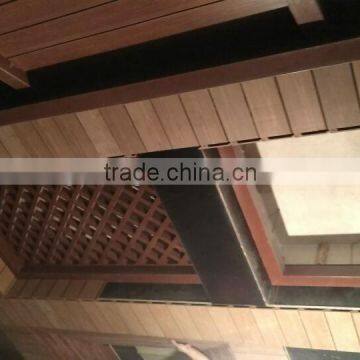 (150x16mm) Fireproof Wood Plastic Composite Wall Cladding photo-3