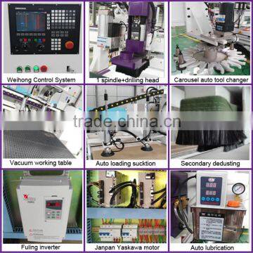 1325 Big Size ATC 3d CNC Router , Wood Working Cnc Router With Carousel Auto Tool Changer photo-6