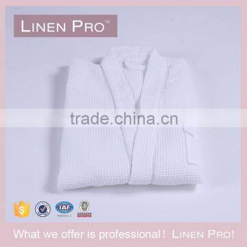 Linen Pro Square Hotel Wholesale Kimono Waffle Weave Bathrobes