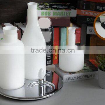 Alt Modern Creative White Glass Three Bottle Desk Table Lamp photo-2