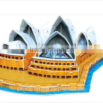 3d paper model toy cardboard puzzle