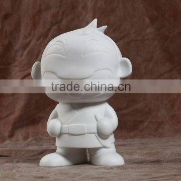 3d plastic games boy figurine for diy drawing, factory price wholesale blank vinyl toy