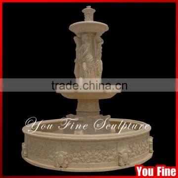 Hand Carved Outdoor Statue Stone Fountain