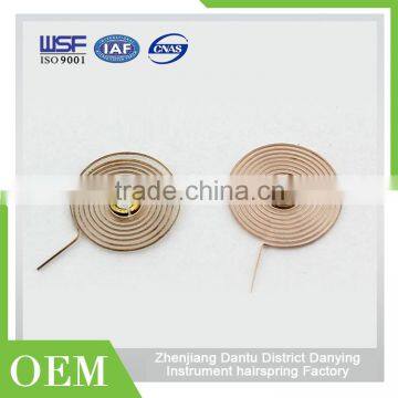 High Quality Viscometer Copper Hairspring According to Customers' Requirement