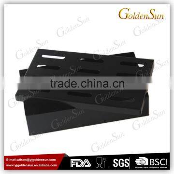 Powder Spraying Black Colour wood chip Smoker Box