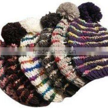 knitting beanie hat