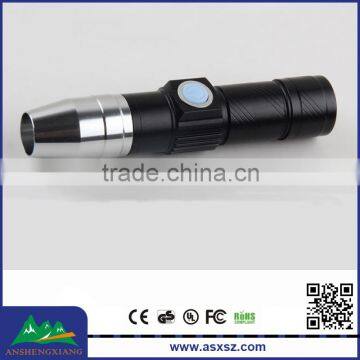 Wholesale portable USB rechargeable UV flashlight