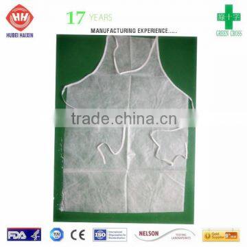 Hot sale OEM disposable plastic aprons PP+PE apron Made in China