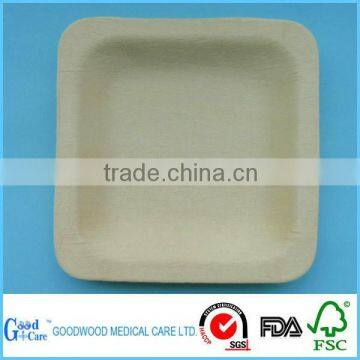 Wholesale Chinese Bulk Disposable Wooden Dinner Plate