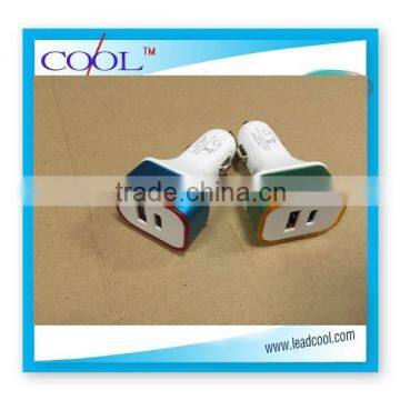2.1A Universal Charger,dual Usb Car Charger for Iphone 5 and Ipad 3