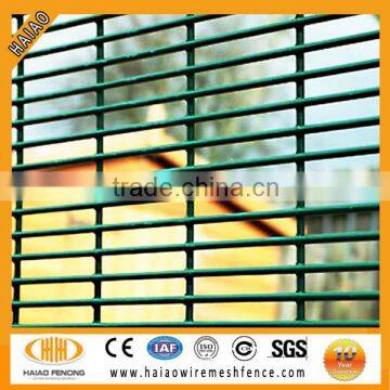 Galvanized and pvc coated anti climb prison fence