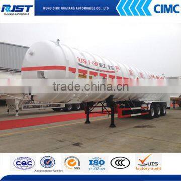 CIMC 3 Axles Cryogenic Liquid Tank Semi-trailer/fuel Tank Semi Trailer