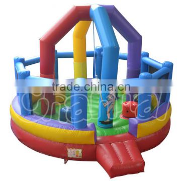 Inflatable sport games theme wrecking ball, inflatable multi-sport activity blaster basketball or soccar ball game