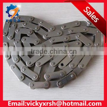 Double pitch stainless steel roller chain with small roller