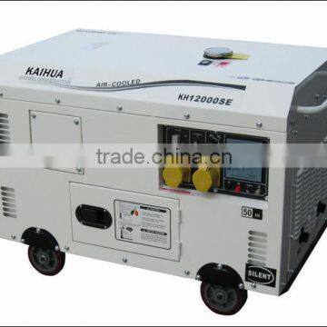 8KW super silent diesel generator set with both hand and electric start